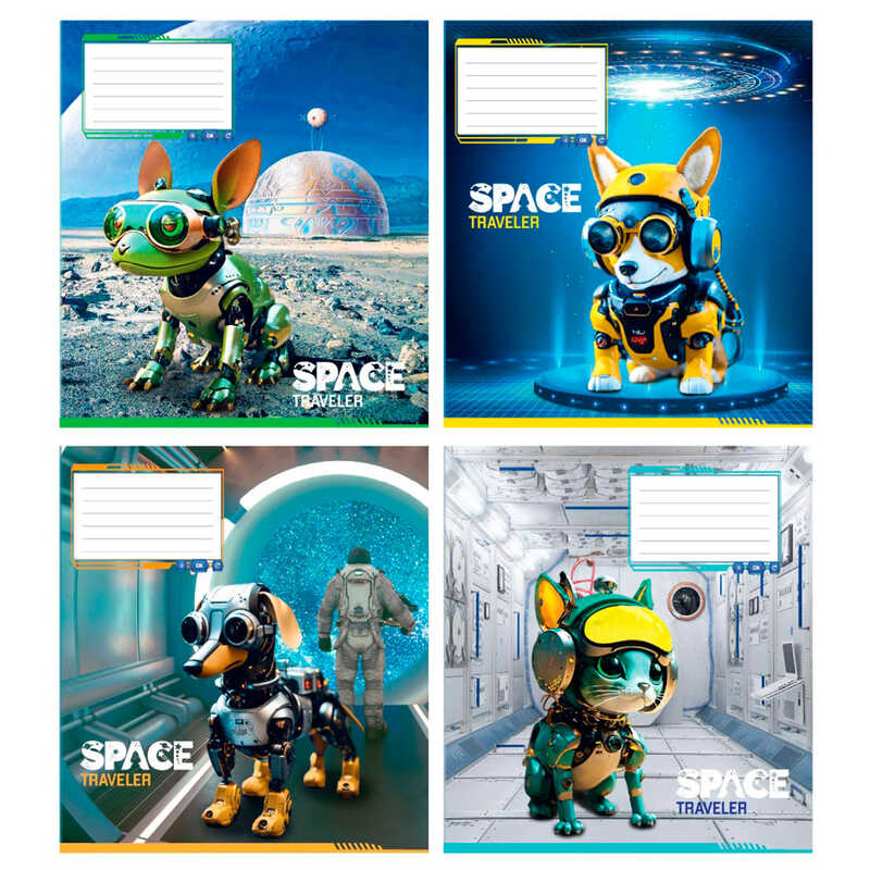 гр Зошит учнівський повноколірний “Космічні мандрівники“ 12 арк., 12-К-903 клітинка, ЦІНА ЗА 32 ШТУКИ В УПАКОВЦІ (1) ВИДАЄТЬСЯ МІКС ВИДІВ гр Зошит учнівський повноколірний “Космічні мандрівники“ 12 арк., 12-К-903 клітинка, ЦІНА ЗА 32 ШТУКИ В УПАКОВЦІ (1) ВИДАЄТЬСЯ МІКС ВИДІВ