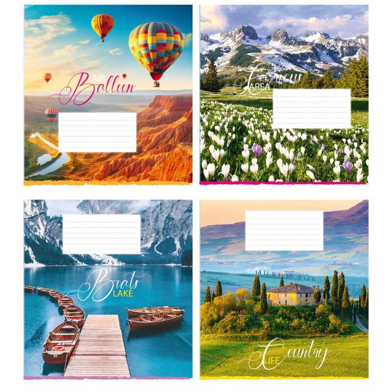 гр Зошит “Природа“ 60 арк., 60-Л-918 лінія, ЦІНА ЗА 12 ШТУК В УПАКОВЦІ (1) ВИДАЄТЬСЯ МІКС ВИДІВ