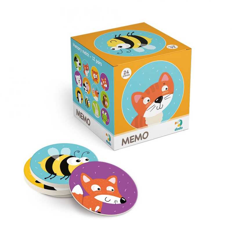 гр Гра настільна міні Мемо “Тварини“ 300145 (24) “Dodo“