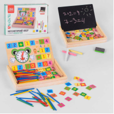 гр Інтерактивна дошка “Арифметика“ 69749 (24) двостороння, “4FUN Game Club Wood“ в коробці
