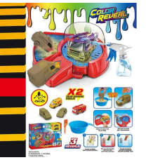 Автомийка SK 771 X (36) 2 металопластикові машинки, змінюють колір, рухливі елементи, пульверизатор, піпетка для водички, в коробці