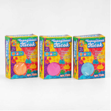 гр Кінетичний пісок 7389 (48) “4FUN Game Club“, 350 грам, 3 кольори