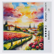 гр Картина за номерами FG 13674 (30) “4FUN Game Club“, 30х40 см, в коробці