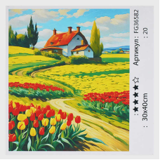 гр Картина за номерами FG 36582 (30) “4FUN Game Club“, 30х40 см, в коробці