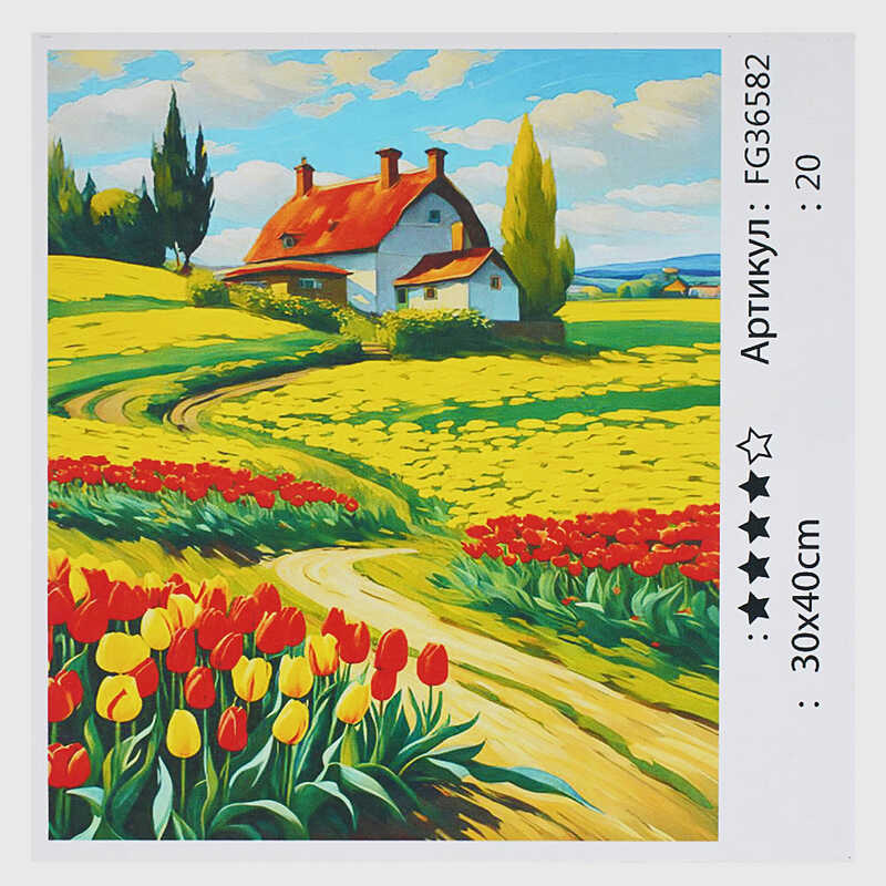 гр Картина за номерами FG 36582 (30) “4FUN Game Club“, 30х40 см, в коробці