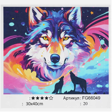 гр Картина за номерами FG 66049 (30) “4FUN Game Club“, 30х40 см, в коробці