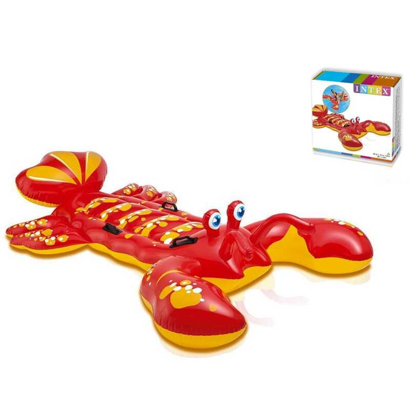 Intex Плотик 57528 NP “Лобстер“ (6) вініл, 2-х місний, /3+/, з рем комплектом, в коробці