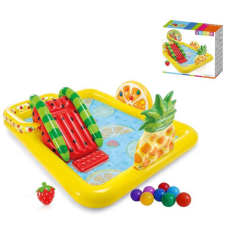 Intex Ігровий центр 57158 NP (2) “Веселий фрукт“, 244 x 191 x 91 см, з гіркою, від 2-х років, 493л, в коробці