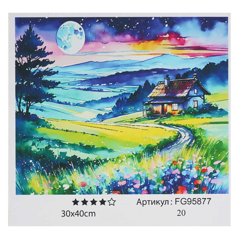 гр Картина за номерами FG 95877 (30) “4FUN Game Club“, 30х40 см, в коробці