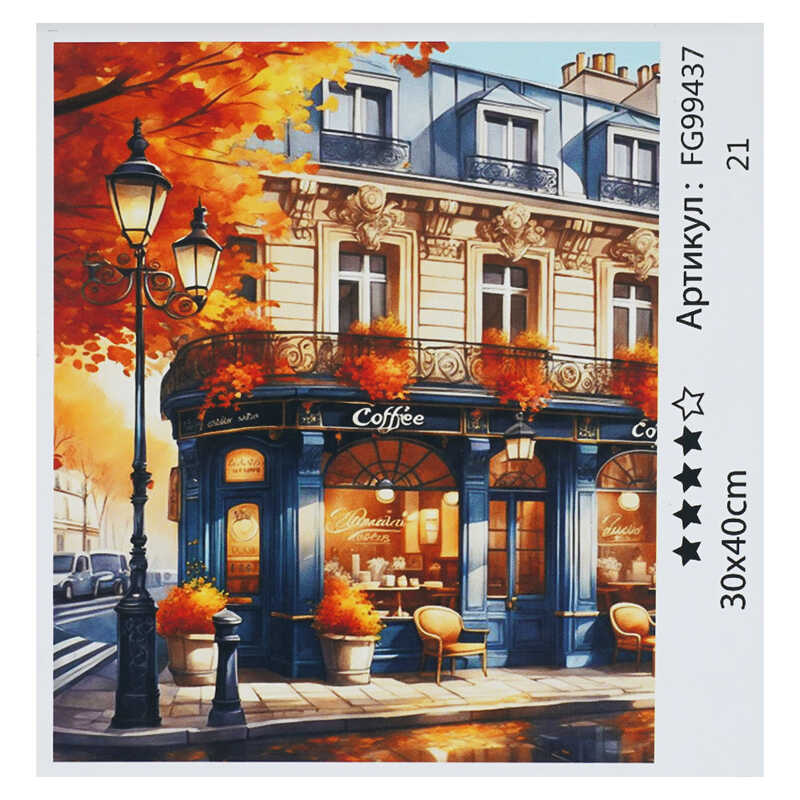 гр Картина за номерами FG 99437 (30) “4FUN Game Club“, 30х40 см, в коробці