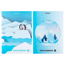 гр Картон білий К24-1254 односторонній А4 (10 арк), папка (1)