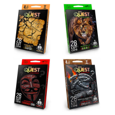 гр Карткова квест-гра “Best Quest“ Таємниця слів BQ-01-01U,02U,03U,04U УКР. (32) “Danko Toys“