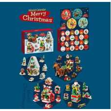 Адвент-календар 8886 (16) 24 віконця, конструктор, в коробці