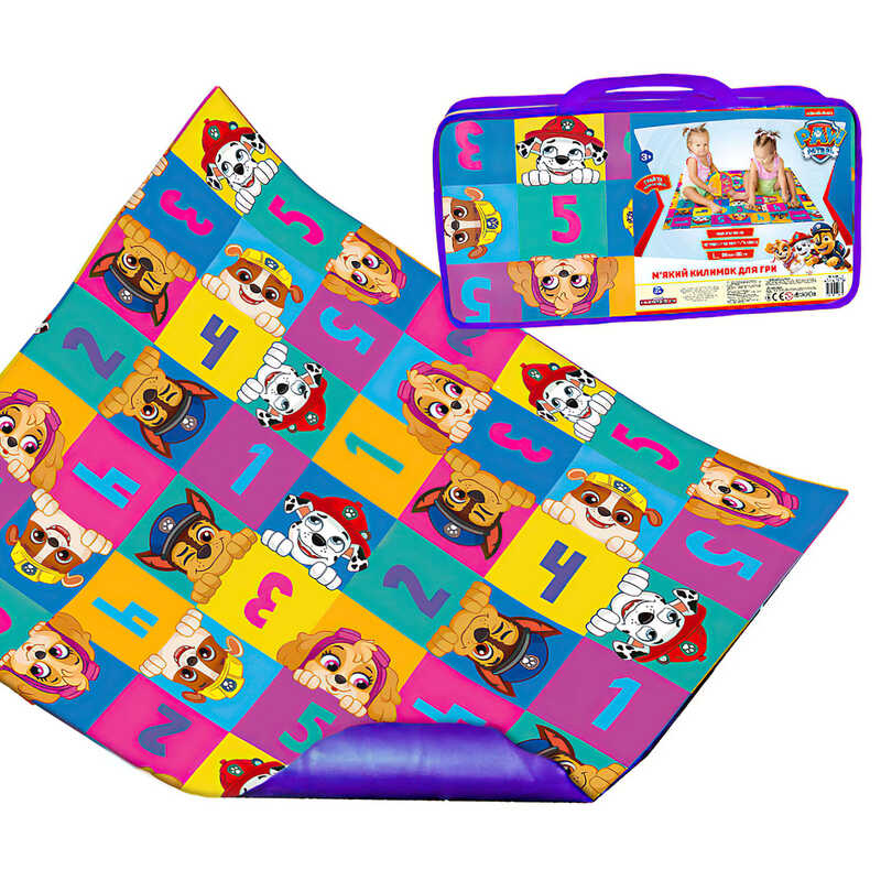 гр Килимок для гри та розвитку  MC 090501-13  “Щенячий патруль“ (10) “Масік“, в сумці