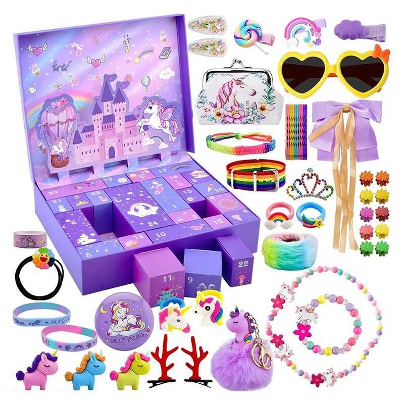 Адвент-календар QC 065 (18) 24 віконця, прикраси, аксесуари, в коробці Адвент-календар QC 065 (18) 24 віконця, прикраси, аксесуари, в коробці