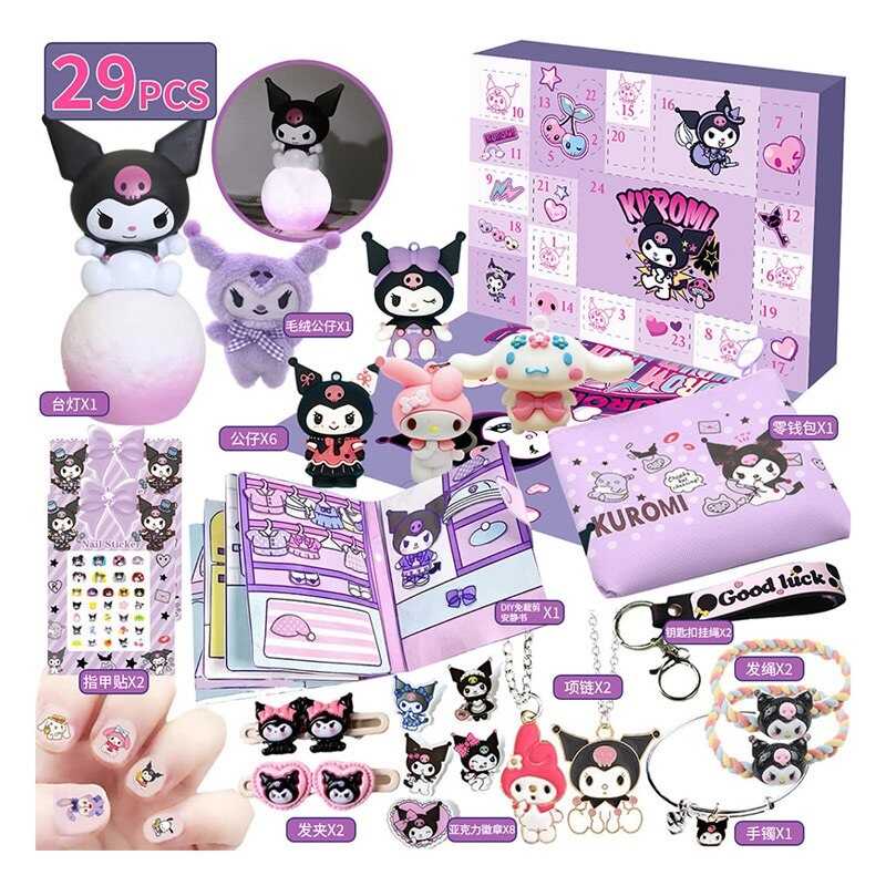 Адвент-календар ST 38 (36) “Герої”, 24 віконця, 29 елементів, 2 прикраси, аксесуари, в коробці