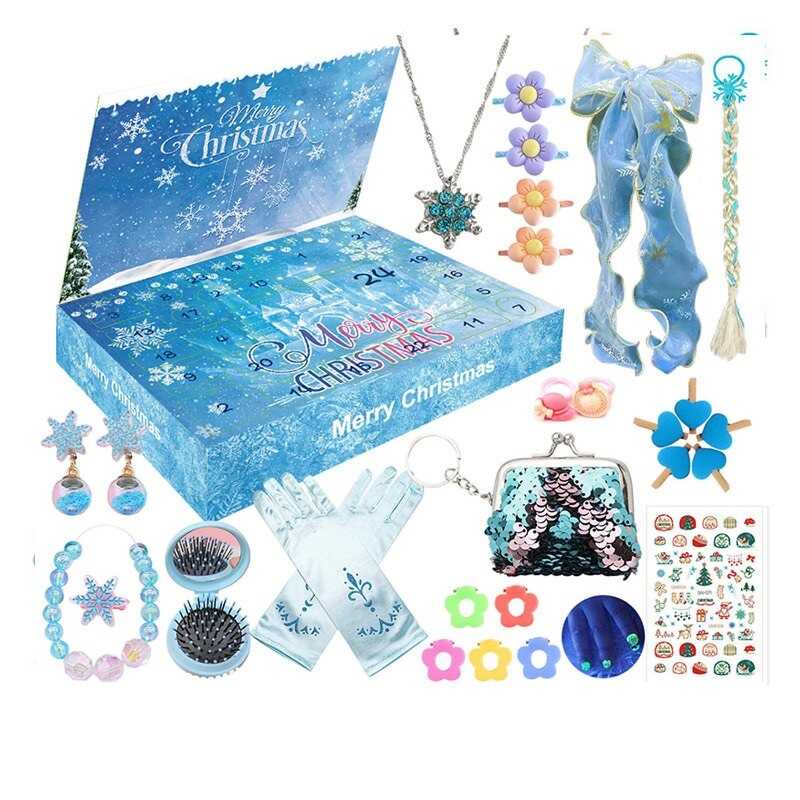 Адвент-календар XT 97 (36) 24 віконця, прикраси, аксесуари, в коробці