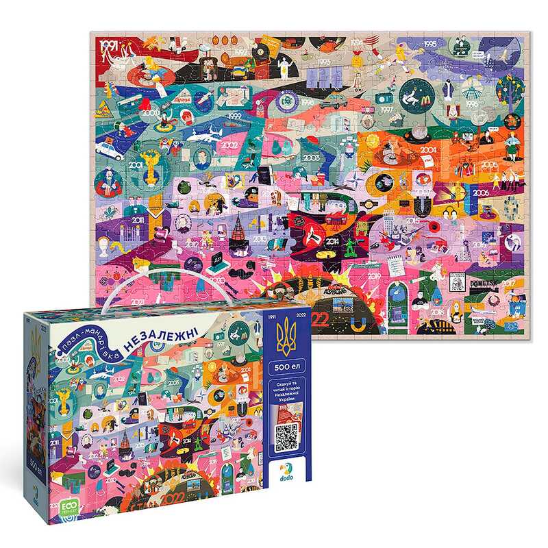 гр Книга-пазл “Незалежні“ 300596 (16) “DoDo“, в коробці