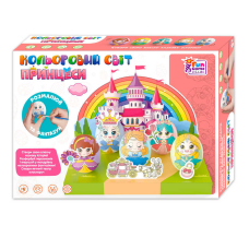 гр Кольоровий світ 42464 (24/2) “4FUN Game Club“, “Принцеси“, 5 яєць, фарби, декор, в коробці