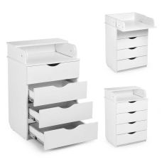 гр Комод-пеленатор 600 колір - білий DSK-601 (1)