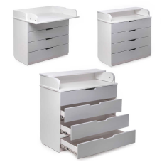 гр Комод-пеленатор МДФ 900 колір - сірий DSK-M902 (1)