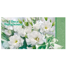 гр Конверт для грошей “З днем народження“ Т-1254у (1) “Jumbi“