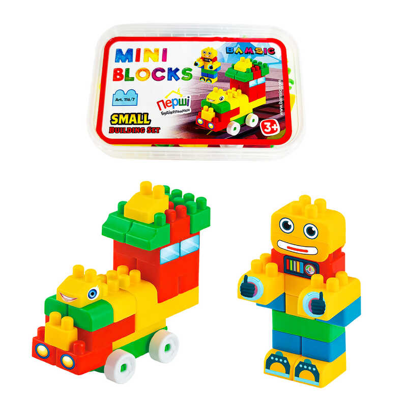 гр Конструктор “Mini Blocks №7“ 50 деталей в коробочці 116/7 (28) “Bamsic“