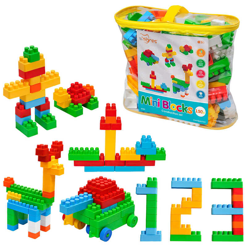 гр Конструктор “Mini Blocks“ 150 ел. 39983 (6) “Tigres“, в сумці