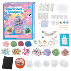 Акрилові прикраси 17947 /86608/55404 (48) “WToys“, 3 види, епоксидний клей, активатор, силіконові молди, прикраси, ланцюжки, в коробці, ВИДАЄТЬСЯ ТІЛЬКИ МІКС ВИДІВ