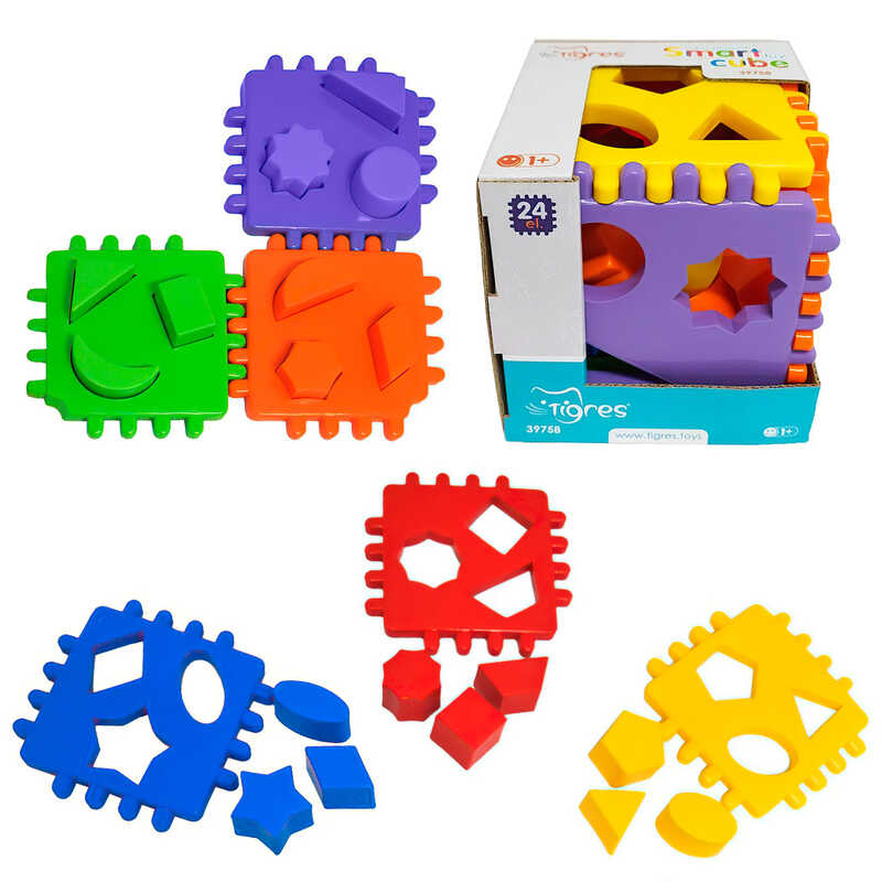 гр Конструктор “Smart cube“ 39758 (24) “Tigres“, 24 елементи, в коробці