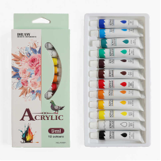 Акрилові фарби C 72020 (144) 12 кольорів, в коробці