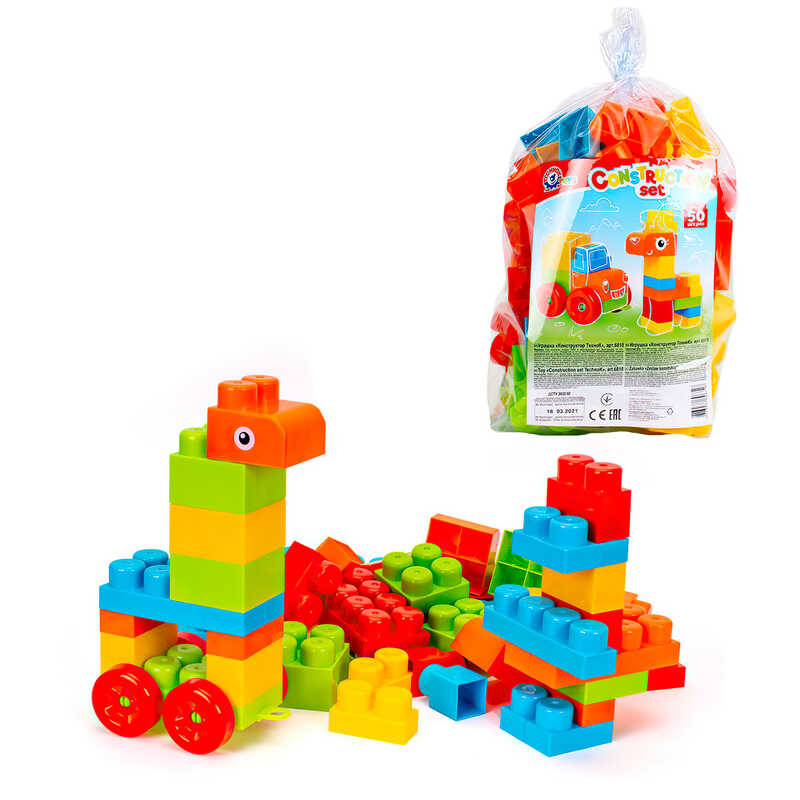 гр Конструктор 6818 (8) “Technok Toys“ 50 деталей, в пакеті