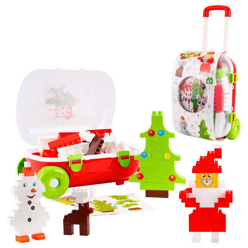 гр Конструктор 8805 (3) “Technok Toys“, “Новий Рік“, 87 елементів, у валізі