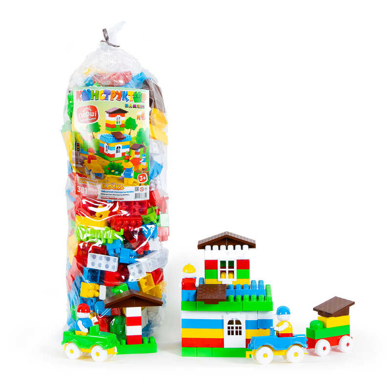 гр Конструктор №6 115/13 (3) “BAMSIC“ 381 деталь, у пакеті