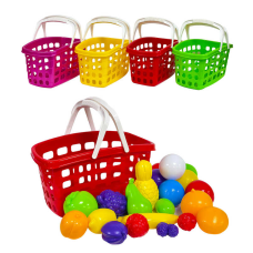гр Кошик з ручкою, з фруктами+кульки 010/10 (10) “Bamsic“