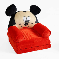 гр Крісло розкладне м’яке “Мишеня“ дитяче К26127 (1) 50х38х43 см, у розкладеному вигляді - 120 см
