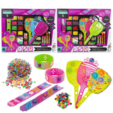 гр Креативні прикраси 90380 (24/2) “4FUN Game Club“, 2 види, віяло, браслети, аксесуари, намистини, в коробці