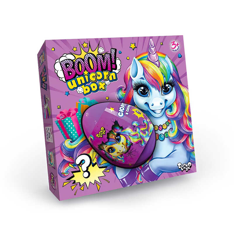 гр Яйце сюрприз “Поні“ “BOOM! UNICORN BOX“ BUB-01-01 U УКР. (6) “Danko Toys“
