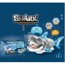 Акула на радіокеруванні ZR 2107 A (36/2) 2 кольори, пульт керування 2.4 GHZ, акумулятор 3.7 V, USB кабель, підсвічування, звук, в коробці