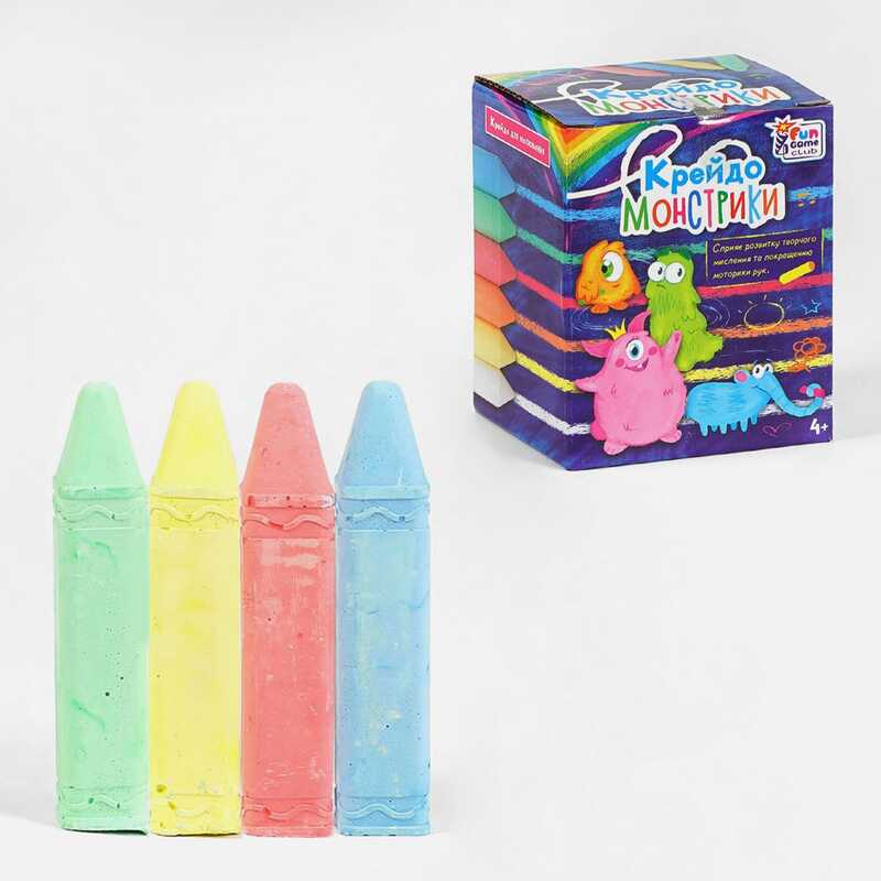 гр Крейда 53710 (24) “4FUN Game Club“, 12 штук, 4 кольори, у коробці
