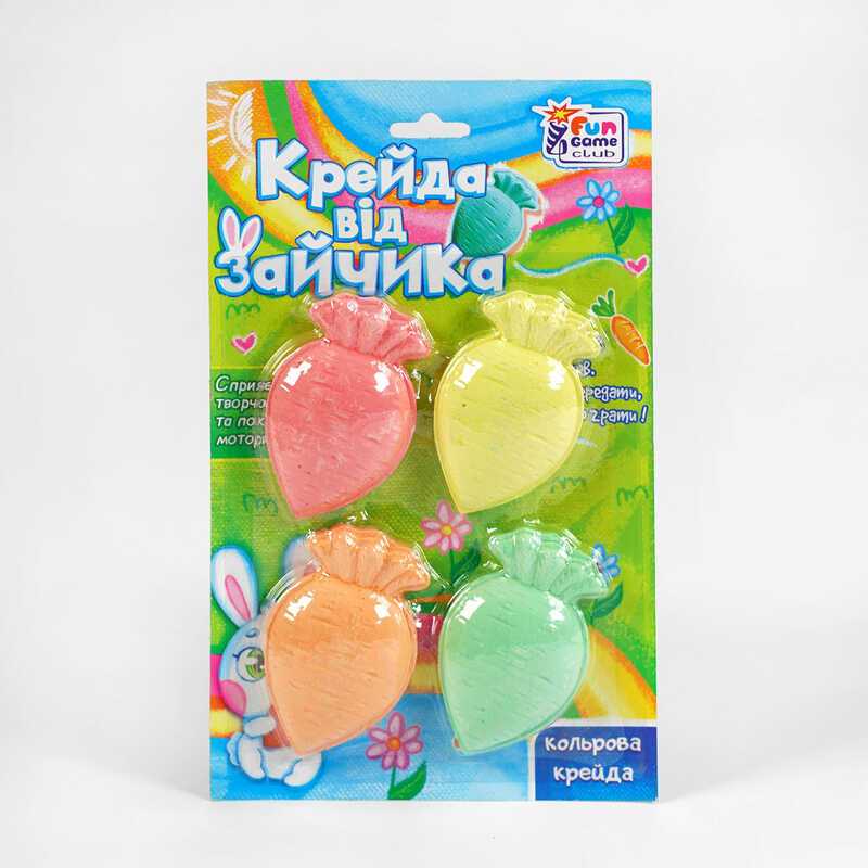 гр Крейда 79000 (96) “4FUN Game Club“, “Морква“, 4 кольори, на листі