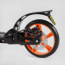 Самокат алюмінієвий Best Scooter BS-98033 (4) “Factor“, ручне дискове гальмо, діаметр PU коліс - 200мм, 2 амортизатори, підсклянник, в коробці