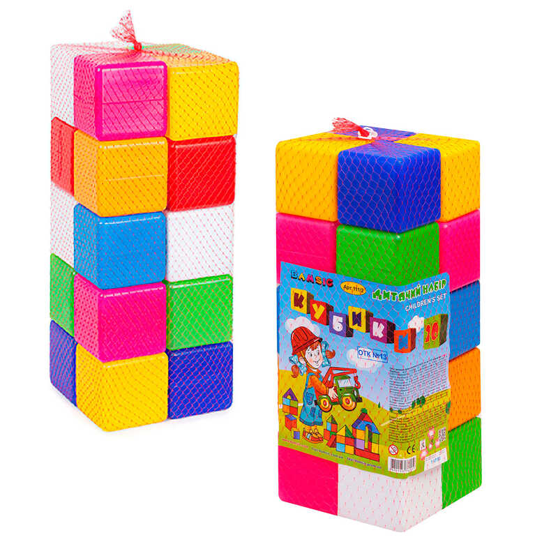 гр Кубик кольоровий в сітці 111/2 (4) 20 куб. “BAMSIC“ гр Кубик кольоровий в сітці 111/2 (4) 20 куб. “BAMSIC“