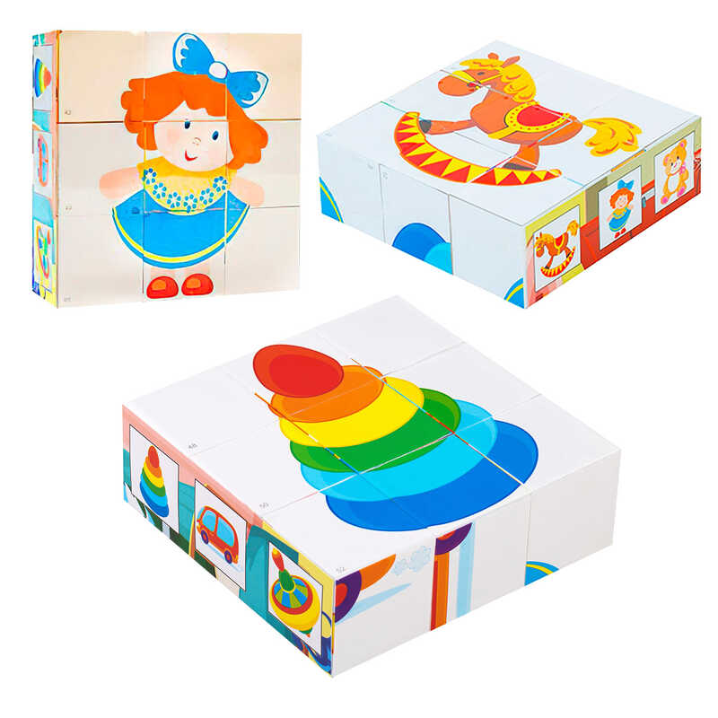 гр Кубики “Іграшки“ 0414 (21) “BAMSIC“