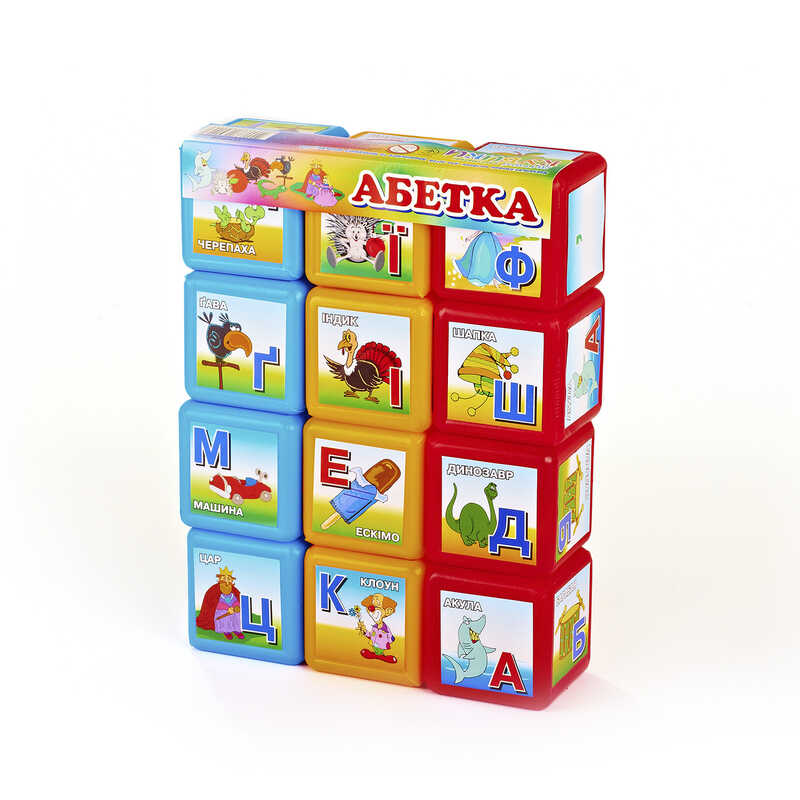 гр Кубики “Абетка 12 шт“ укр. 06042 (24) “M Toys“