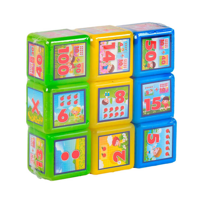гр Кубики “Математика 9 шт“ 09051 (21) “M Toys“