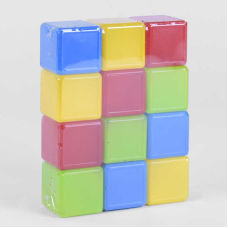 гр Кубики кольорові 12 шт. (24) 05062 “M Toys“