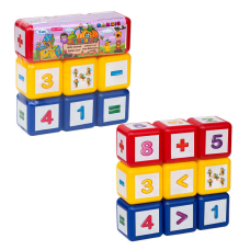 гр Кубики маленькі “Математика“ 028/6 (30) “BAMSIC“ 9 штук, в сітці