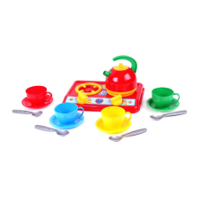 гр Кухня “Галинка 3“ 1585 (16) “Technok Toys“, плита, чайний набір на 4 персони, чайник, в пакеті