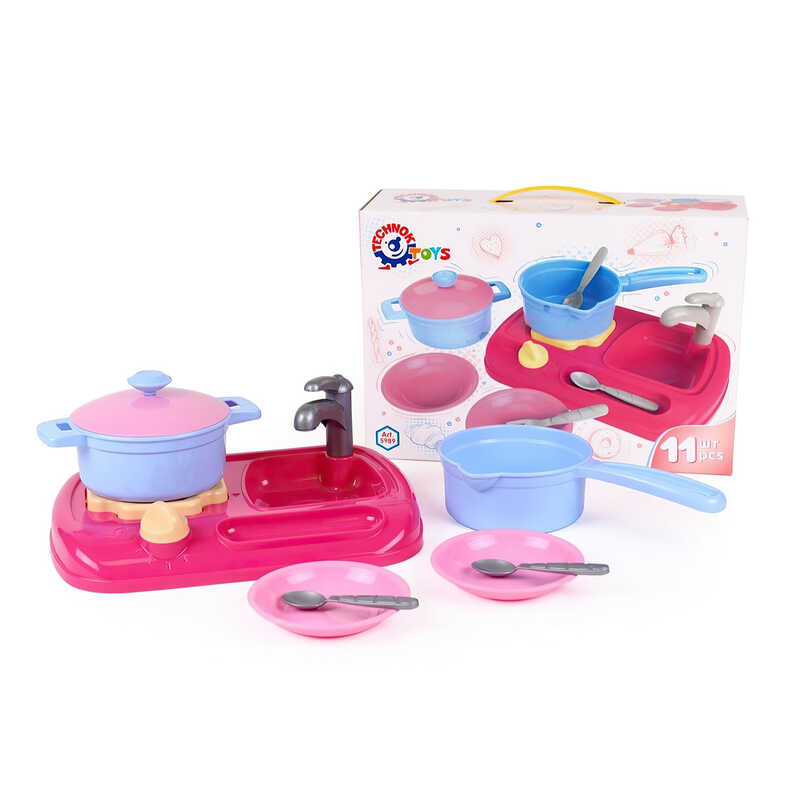гр Кухня з набором посуду 5989 (5) “Technok Toys“